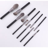 Private Label Cosmetic Brush Sets / Facial Makeup Brushes Set 11pcs