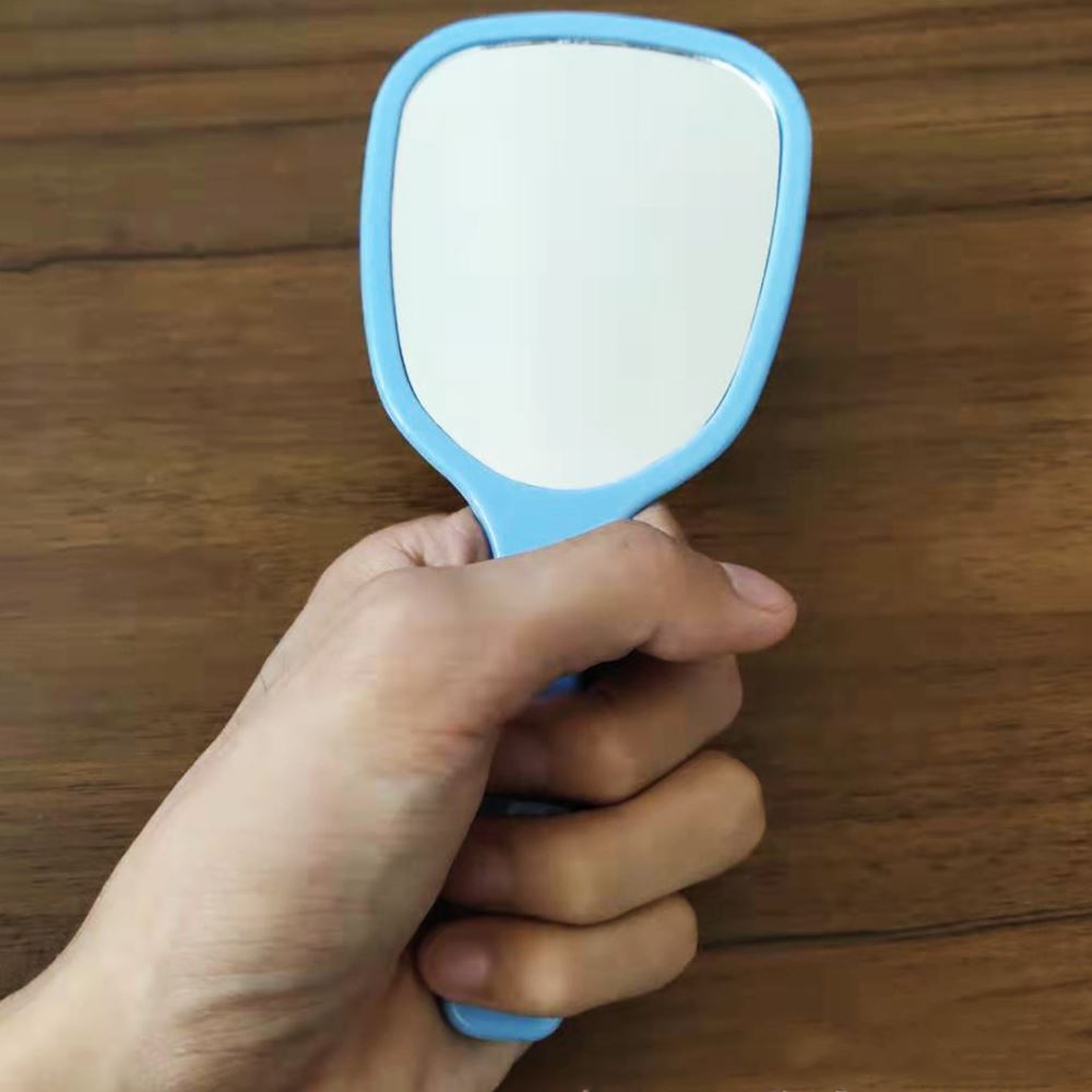 4 Colors Small Hand-held Makeup Mirror