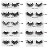 False Eyelashes 1 Pair With Square Pink Box(Mink hair)