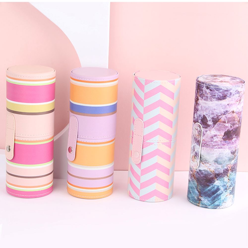 12 colors PU waterproof and dustproof makeup brush holder