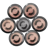 False eyelashes gold box  (3D mink hair) 【30PCS Free Shipping & Free Print Logo】