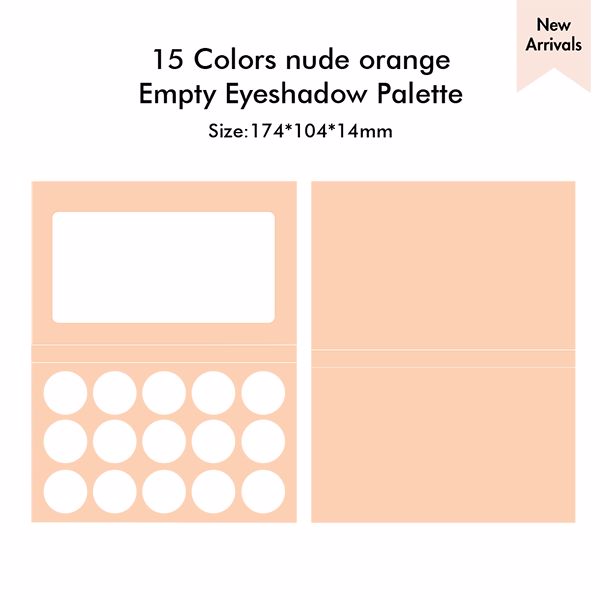 15 Colors Custom Eyeshadow Palette【50pcs】 - MSmakeupoem.com
