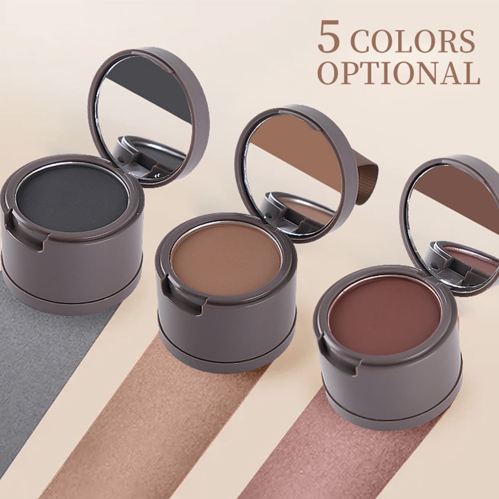 3 colores Stamp Eyebrow Powder Hairline Powder para contornear