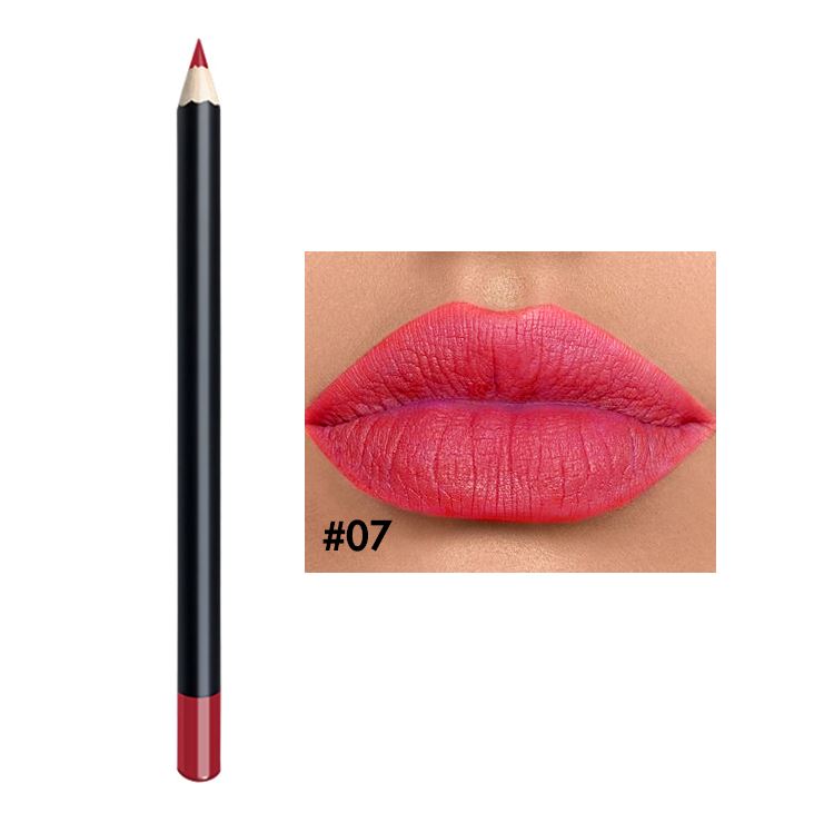 25 color black tube lip liner