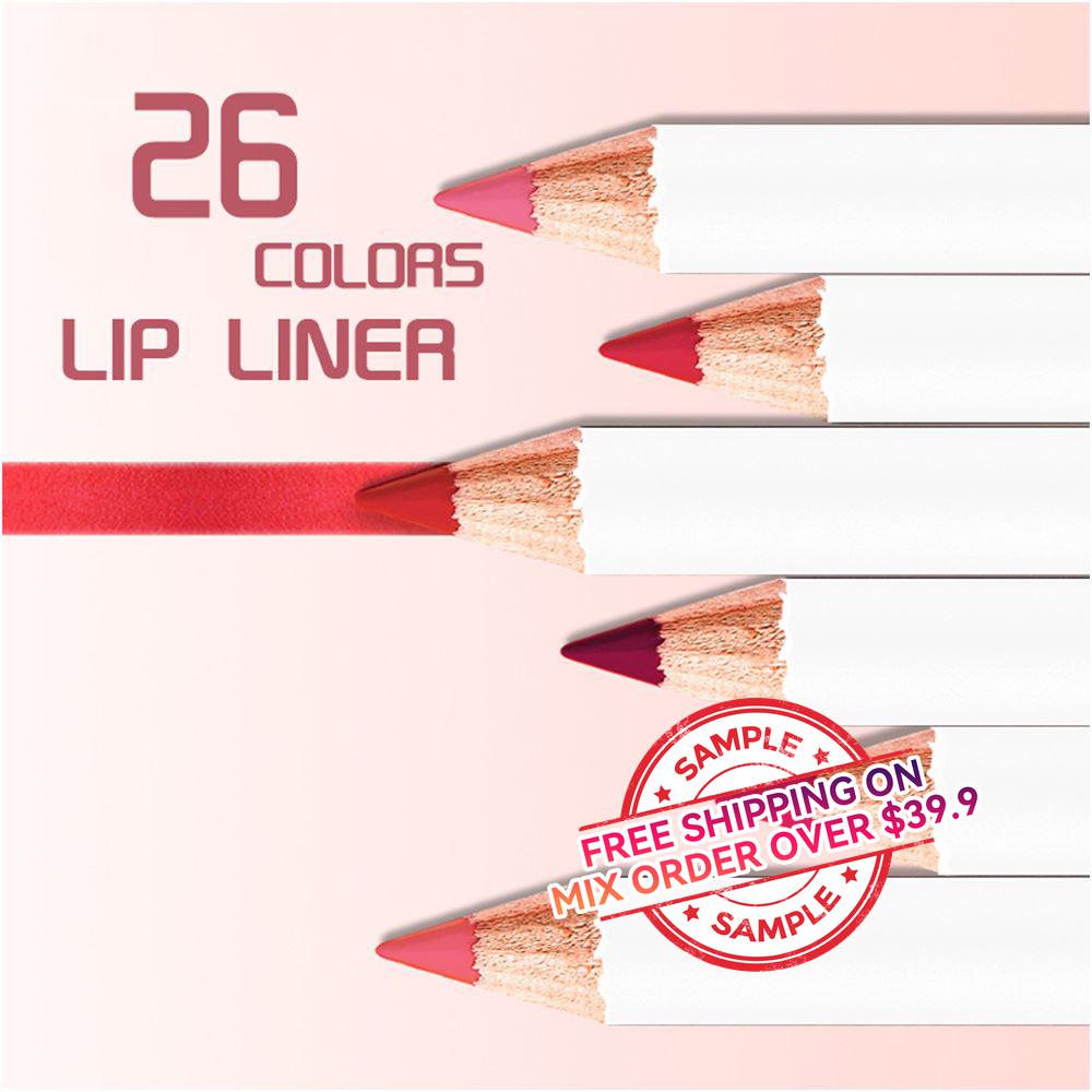 【SAMPLE】26 color lip liner -【Free Shipping On Mix Order Over $39.9】