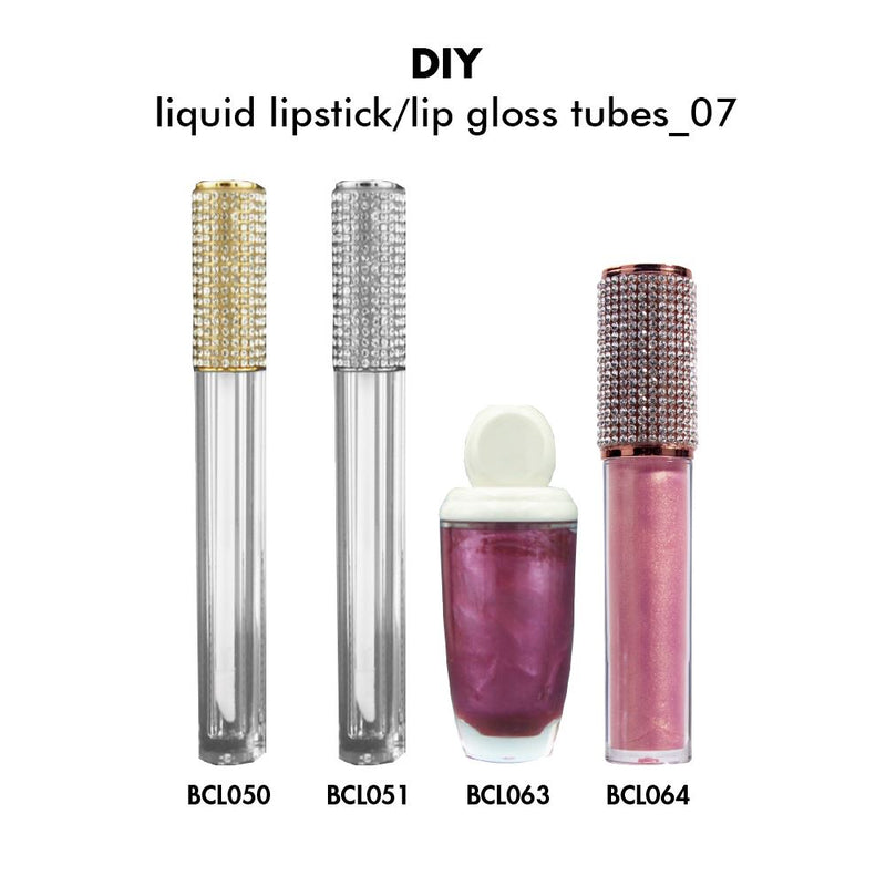 Barra de labios personalizada / Tubo redondo de brillo de labios 07