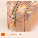 4 color waterproof laser cosmetic bag