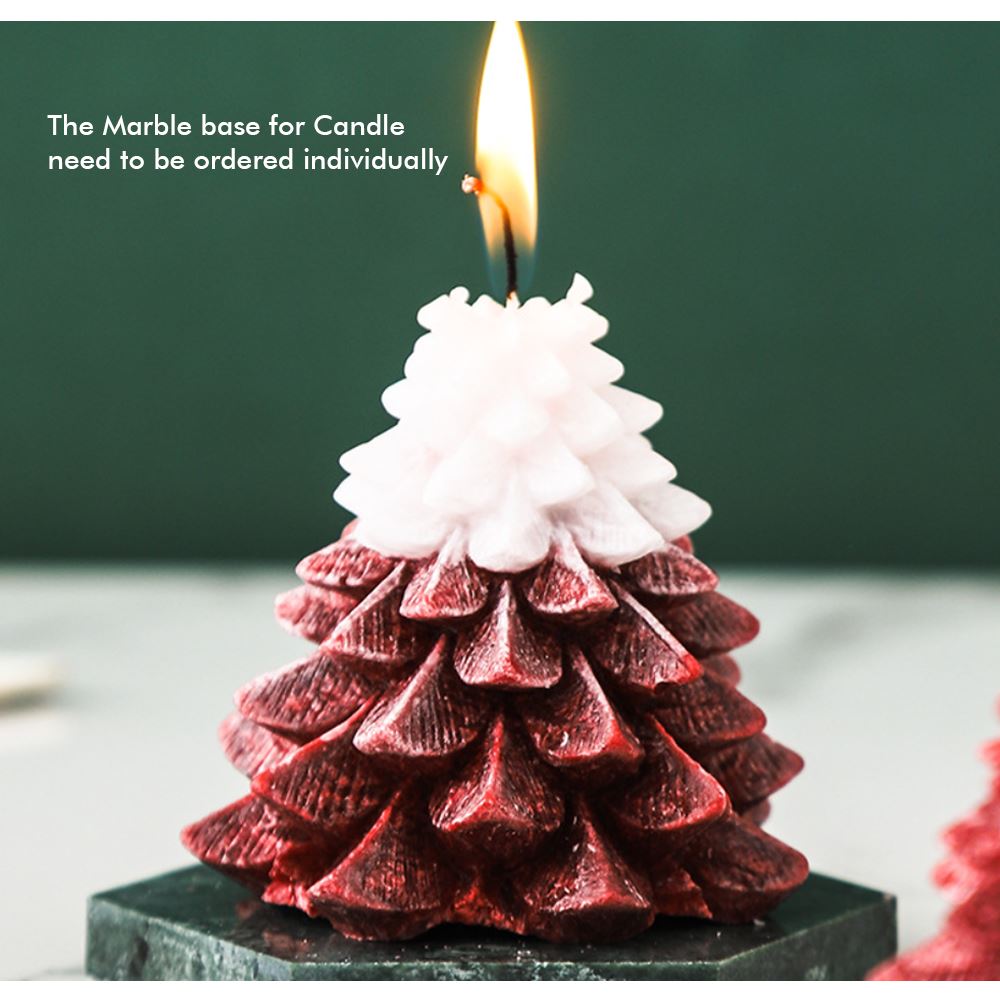 4 tipos de velas de hielo con aroma a árbol de Navidad