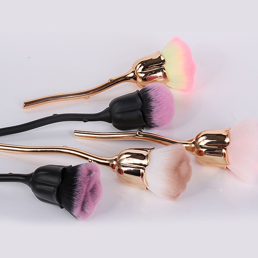 Rose Makeup Brush Large Loose Powder Brush