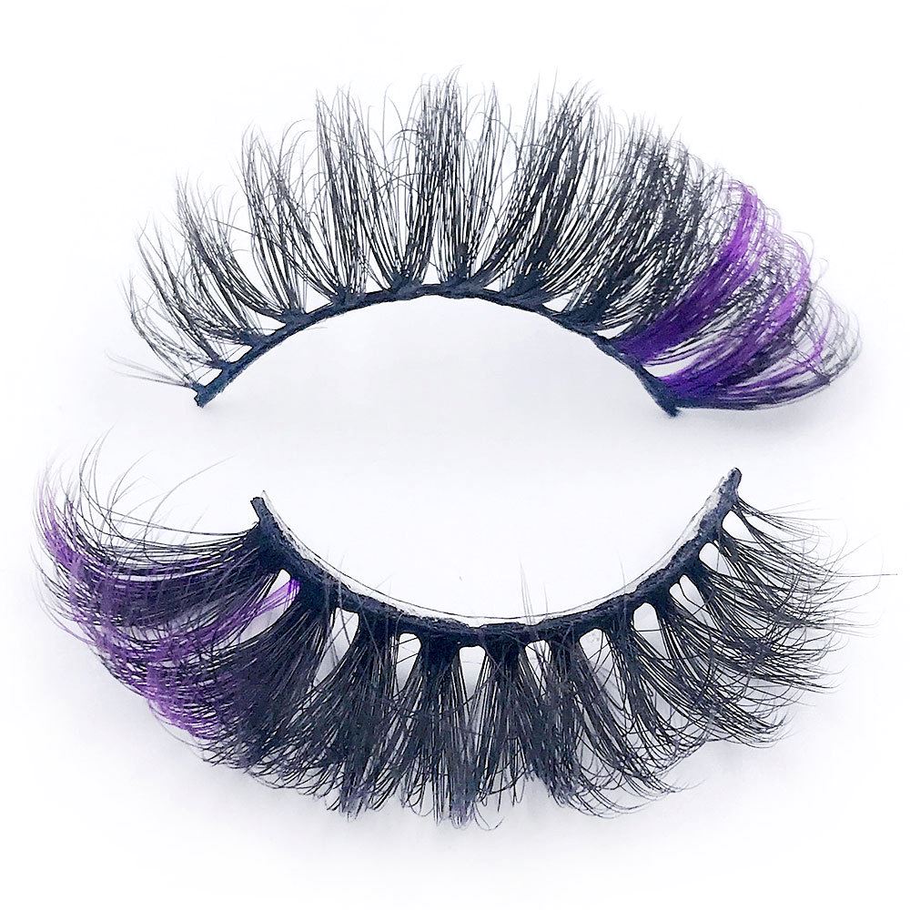 Colorful Imitation Mink Hair 18mm Fried Hair False Eyelashes