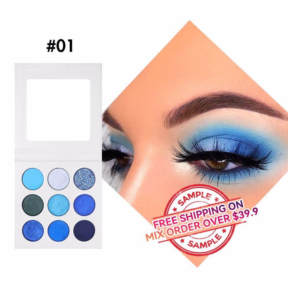 【SAMPLE】9 Color Highpigment Eyeshadow Palette -【Free Shipping On Mix Order Over $39.9】