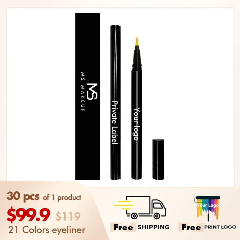 23 Colors Long Lasting Eyeliner 【30PCS Free Shipping & Free Print Logo】