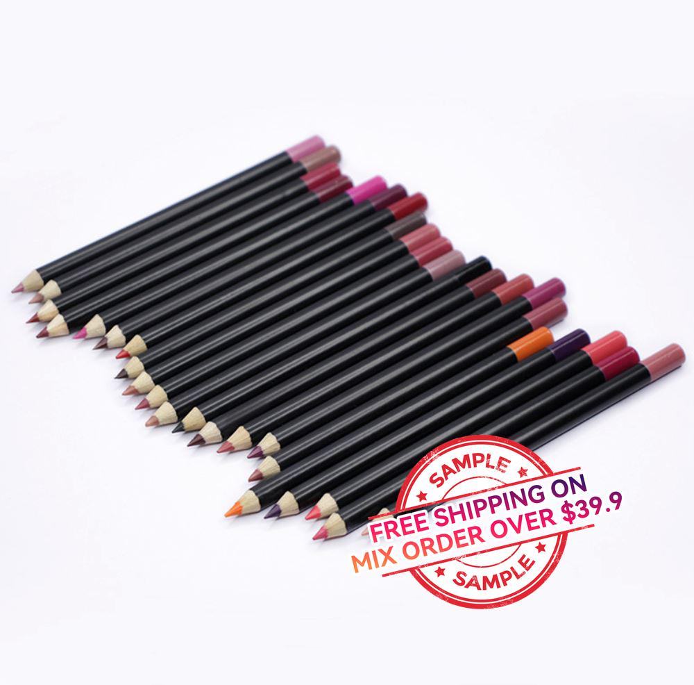 【SAMPLE】25color black tube lip liner -【Free Shipping On Mix Order Over $39.9】