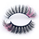 Colorful Imitation Mink Hair 18mm Fried Hair False Eyelashes
