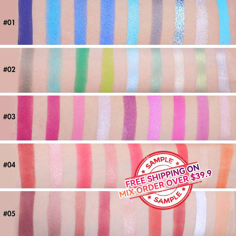 【MUESTRA】Paleta de sombras de ojos de 9 colores Highpigment -【Envío gratis en pedidos mixtos superiores a $39.9】