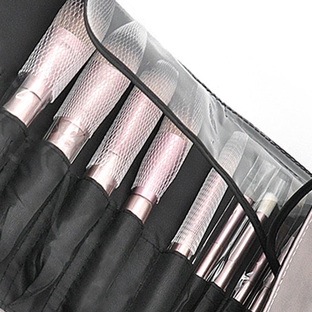 12 pcs Grape Color Wooden Handle Microcrystalline Fiber Hair Makeup Brushes(with bag)