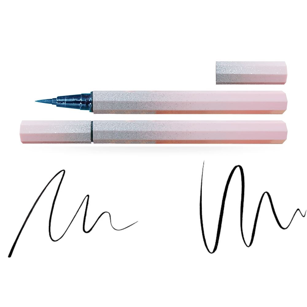 Pink Tube Silver Glitter Gradient Eyeliner