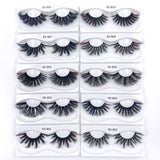25mm fried hair colorful fluffy exaggerated imitation mink false eyelashes