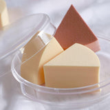 4 Types Of 6-pack Non-latex Triangle Puffs - MSmakeupoem.com