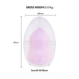 7 color gourd-shaped beauty eggs (with round clear plastic box)