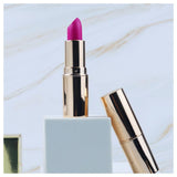 8 color matte golden round tube lipstick(50pcs free shipping)