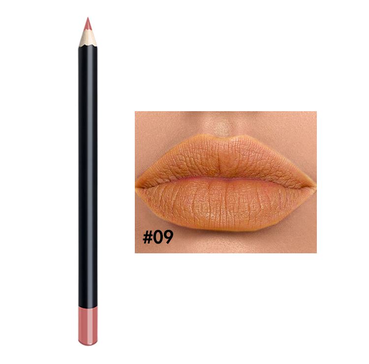 25 color black tube lip liner
