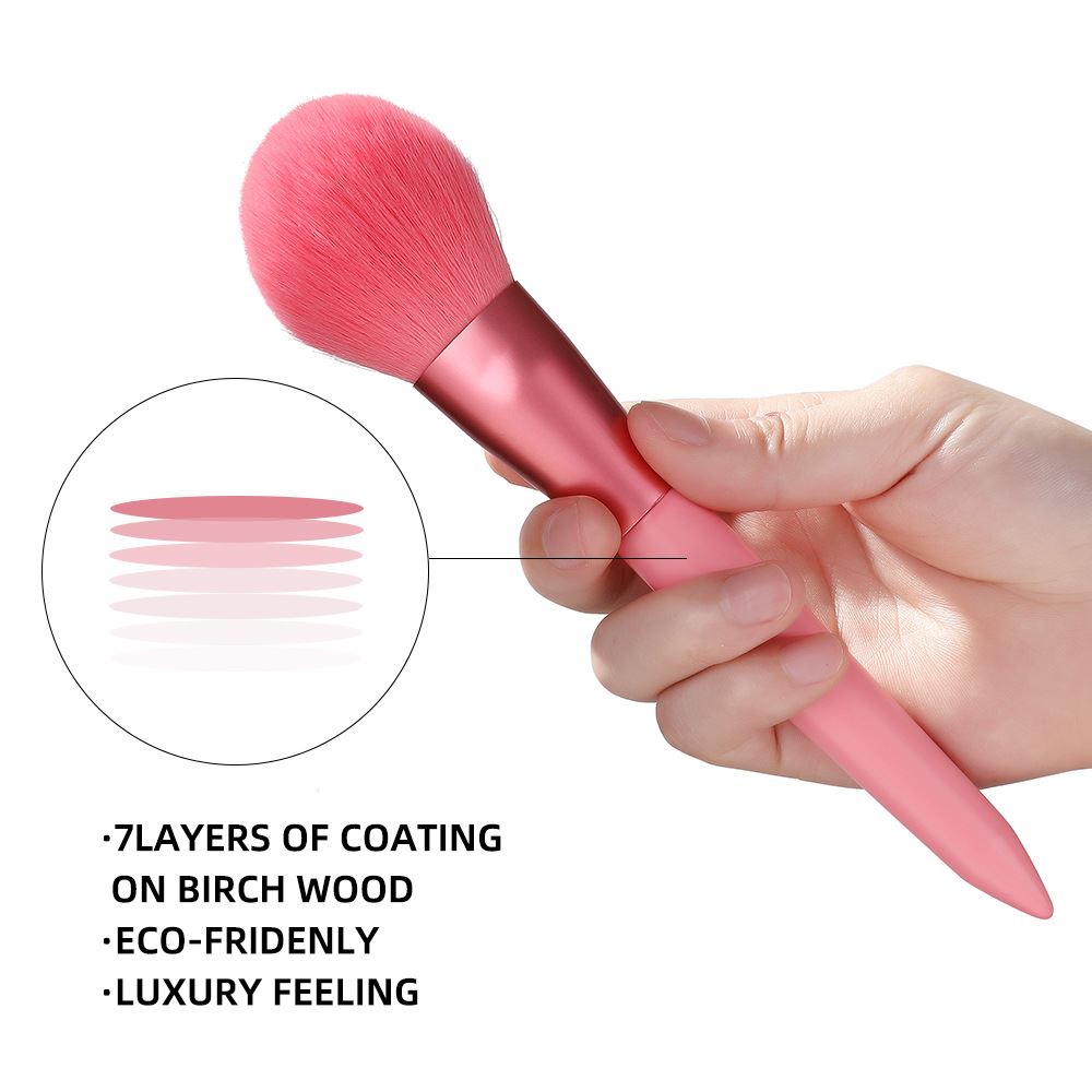 10 brochas de maquillaje con mango de diamante transparente con bolsa