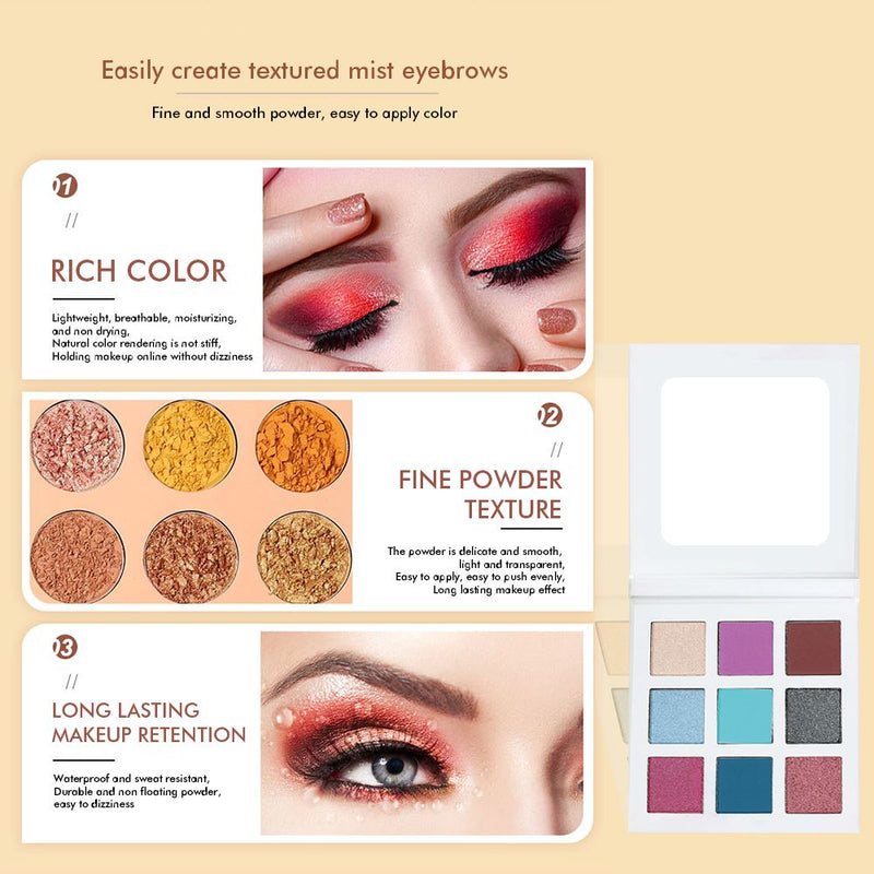 Lidschattenpalette in 12 Bonbonfarben 【50 Stück】