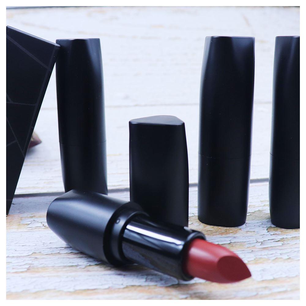 9 color black tube moisturizing lipstick(50pcs free shipping)