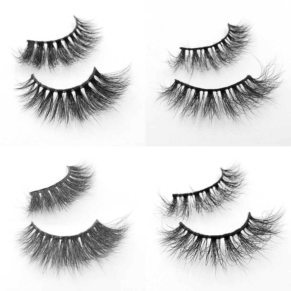 3D Thick Mink Hair False Eyelashes (#51-#81)