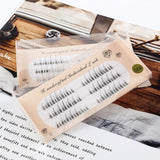 Naturally curled single-cluster false eyelashes