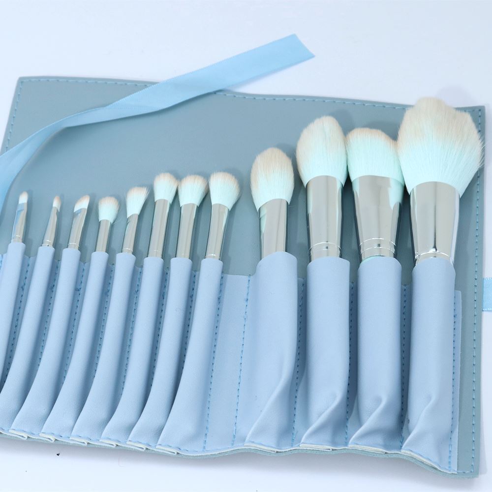 2 Colors 12pcs Candy Colors Makeup Brushes Set Custom Logo