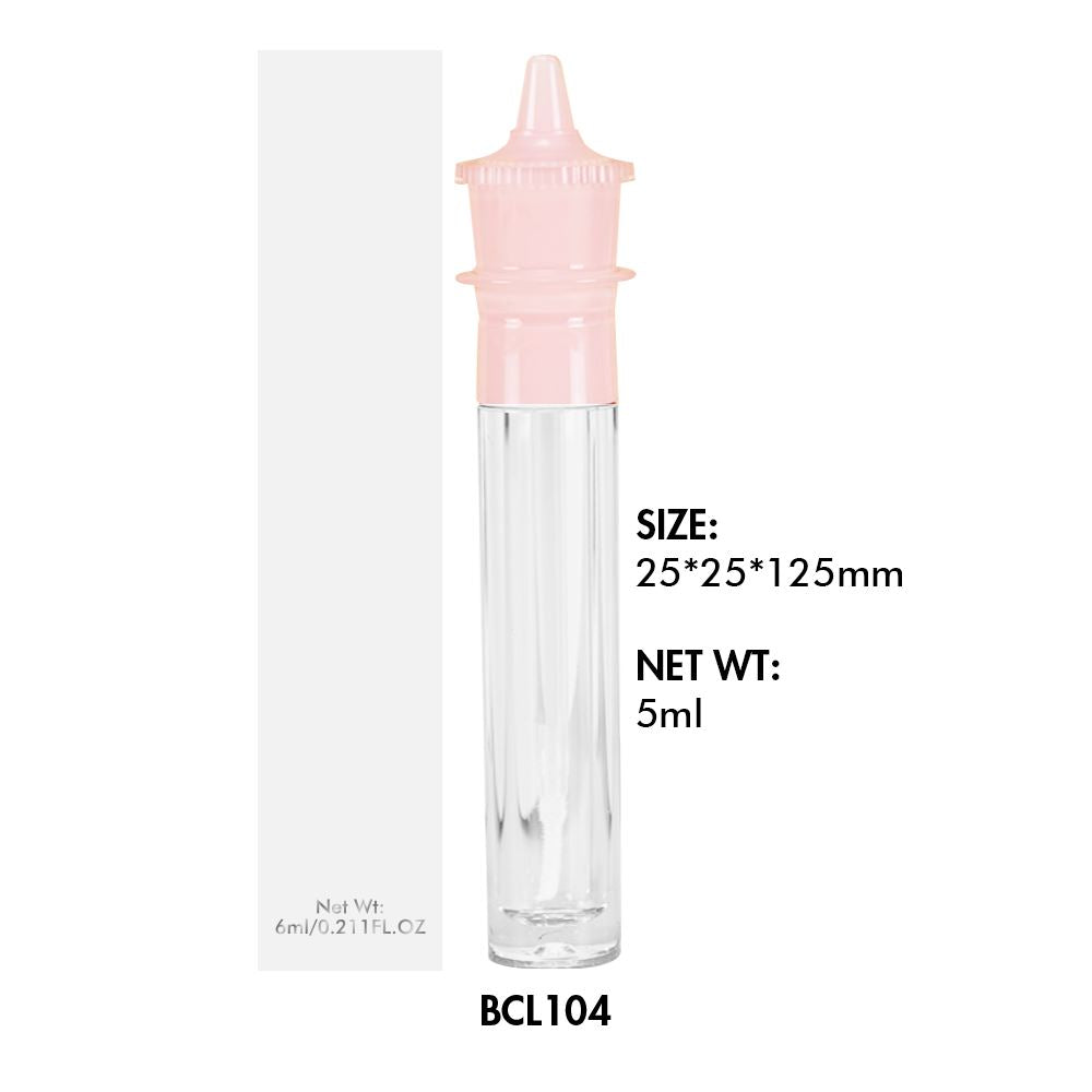 Barra de labios líquida personalizada / Tubo de forma irregular de brillo de labios 04