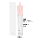 Barra de labios líquida personalizada / Tubo de forma irregular de brillo de labios 04