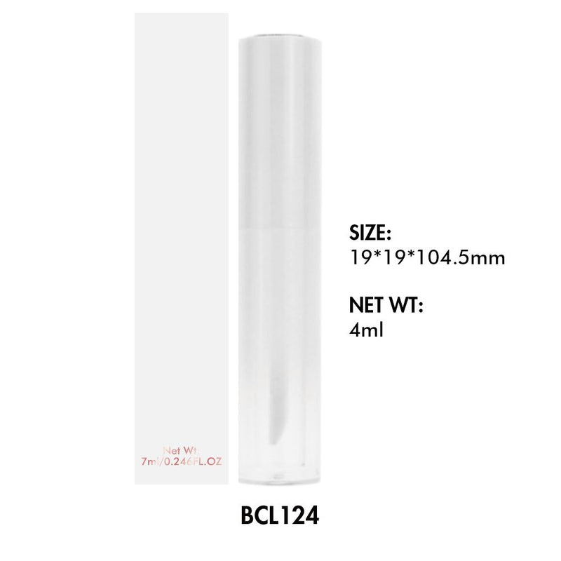 Lápiz labial líquido DIY / Tubo redondo de brillo labial 06
