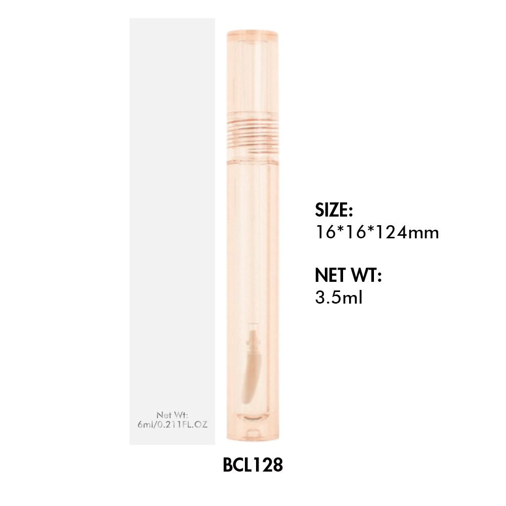 Lápiz labial líquido DIY / Tubo redondo de brillo labial 06