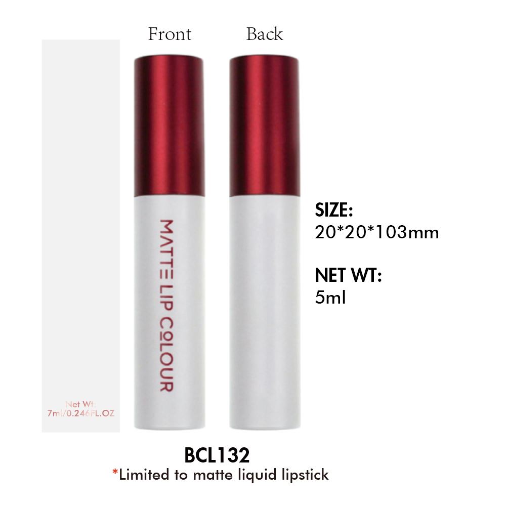 Lápiz labial líquido DIY / Tubo redondo de brillo labial 06