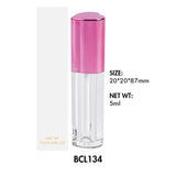 Lápiz labial líquido DIY / Tubo redondo de brillo labial 06