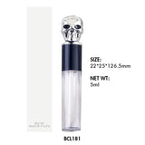 Customized Lipstick / Lip Gloss Skull Cap & Clear Tube