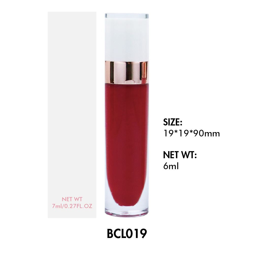 Lápiz labial líquido DIY / Tubo redondo de brillo labial 02