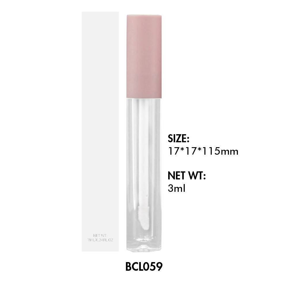 Lápiz labial líquido DIY / Tubo redondo de brillo labial 06