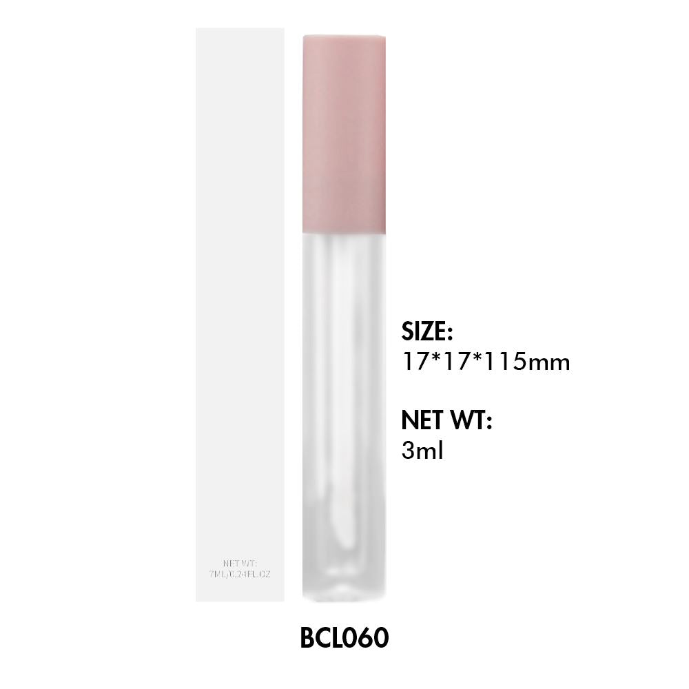 Lápiz labial líquido DIY / Tubo redondo de brillo labial 06