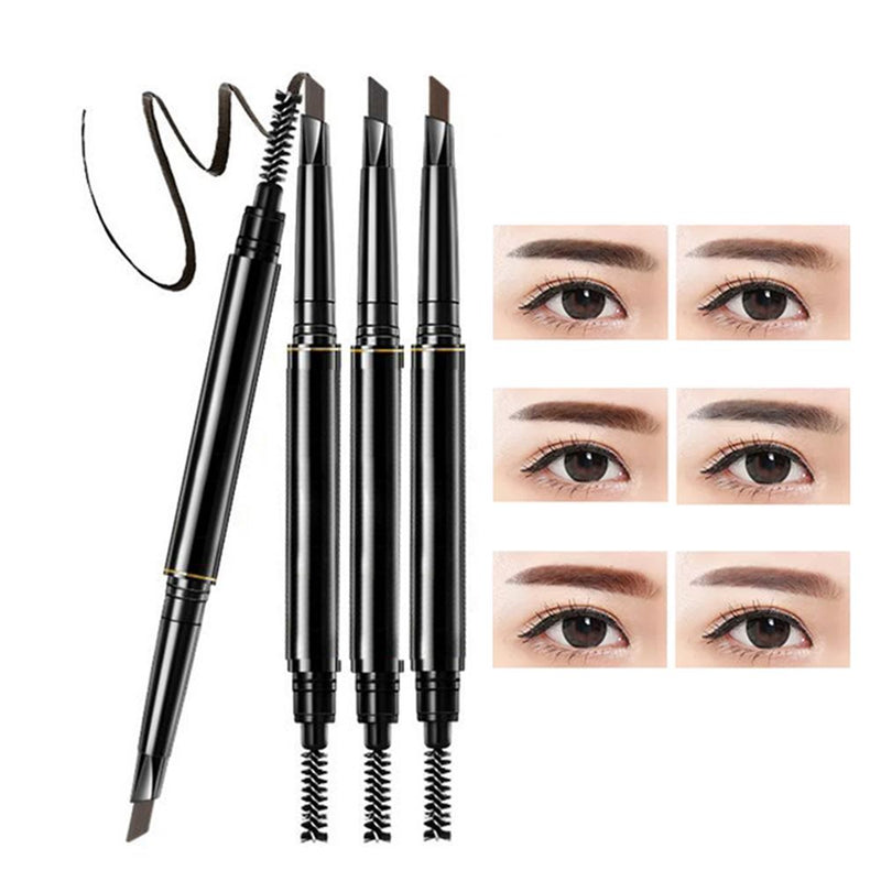 Lápiz de cejas de marca privada con pincel de pigmento de Corea
