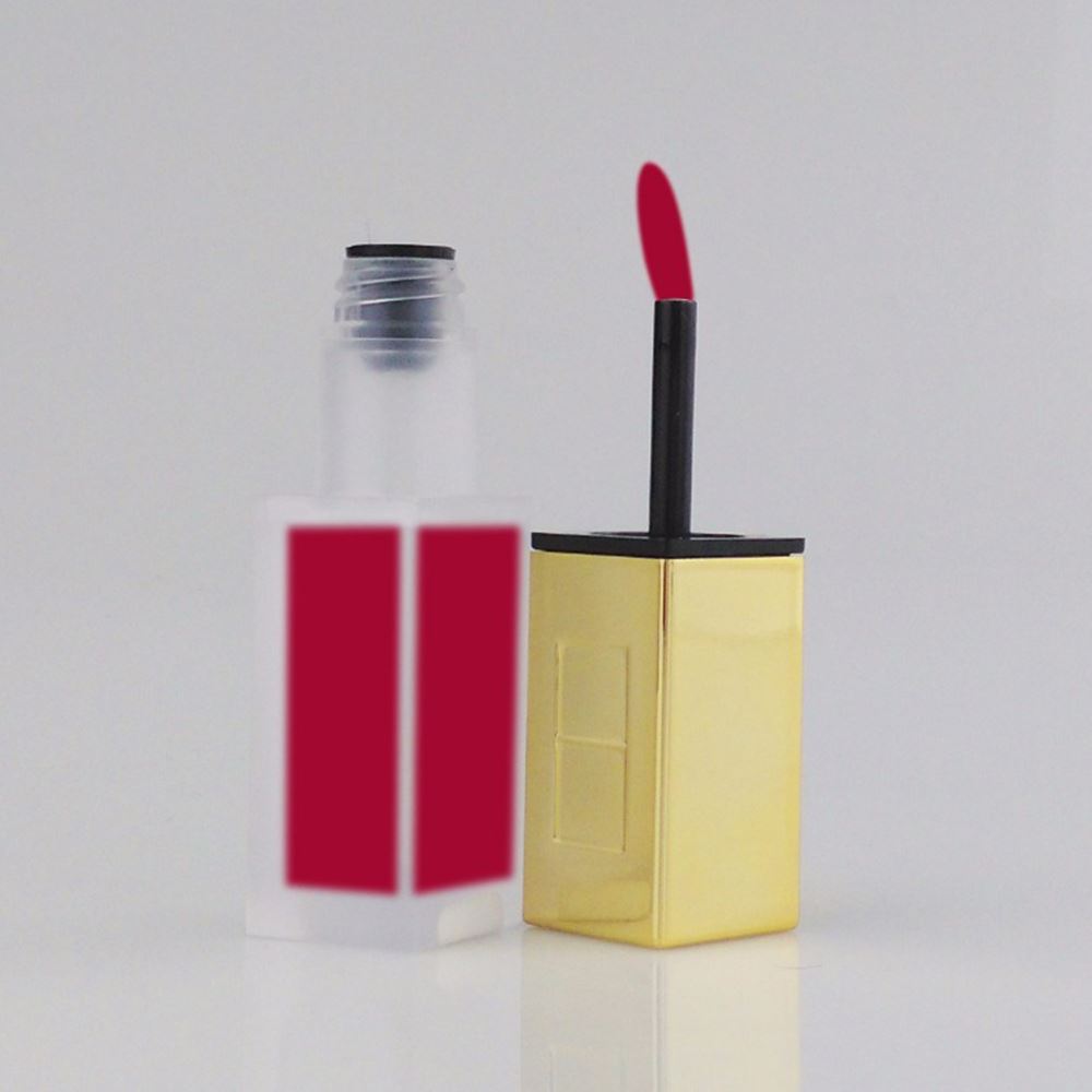 Branding led light lipgloss with with frosted lipgloss tube