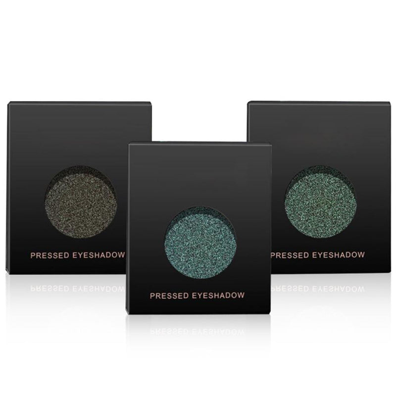 Paleta de sombras de ojos con purpurina prensada paleta de sombras de ojos en crema brillante
