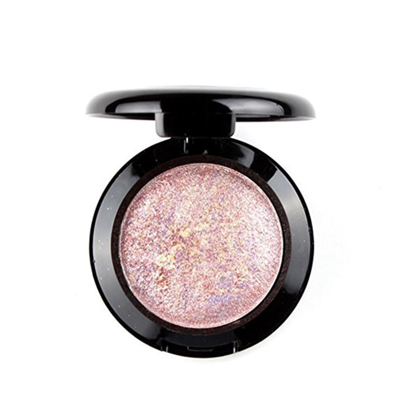 Paleta de sombras de ojos con purpurina con bandejas de sombras de ojos prensadas