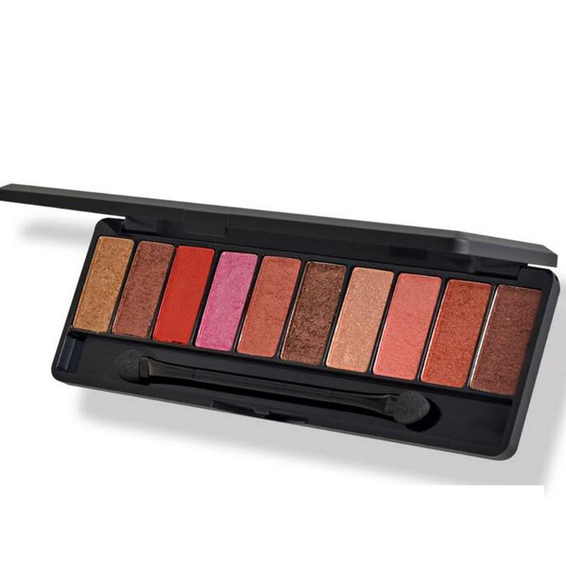 Proveedores de cosméticos 10 colores cálido líquido brillo maquillaje sombra de ojos