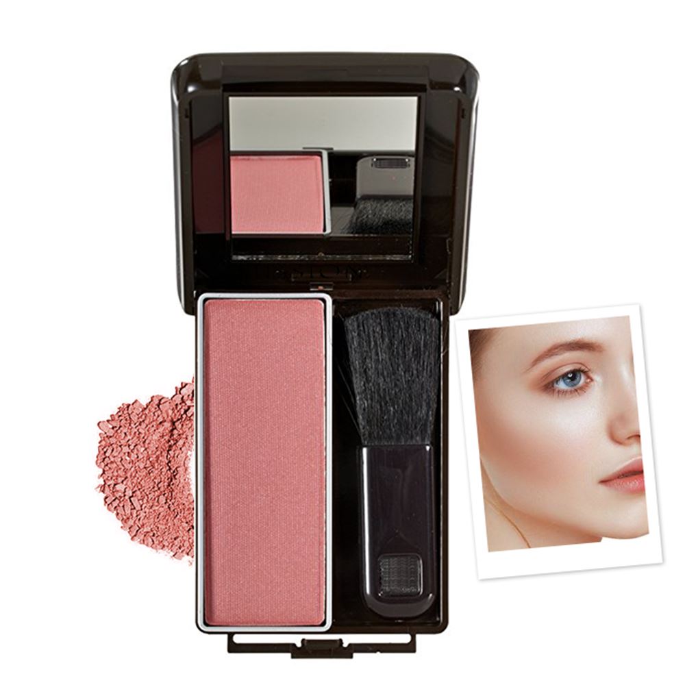 Fard à joues de maquillage de visage de fard à joues de palette mate de brosse d'OEM