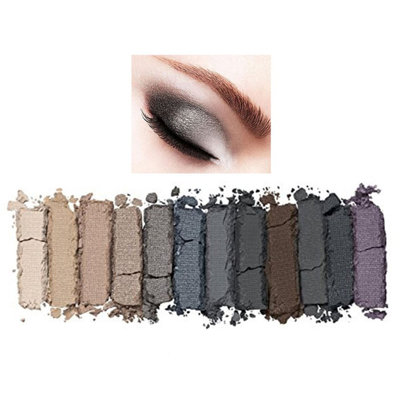 Paletas de sombras de ojos de pigmento de maquillaje mate novo multicromo sin logotipo a prueba de agua