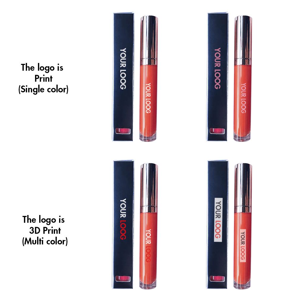 24 Colors Gold Lid Round Tube Liquid Lipsticks - MSmakeupoem.com
